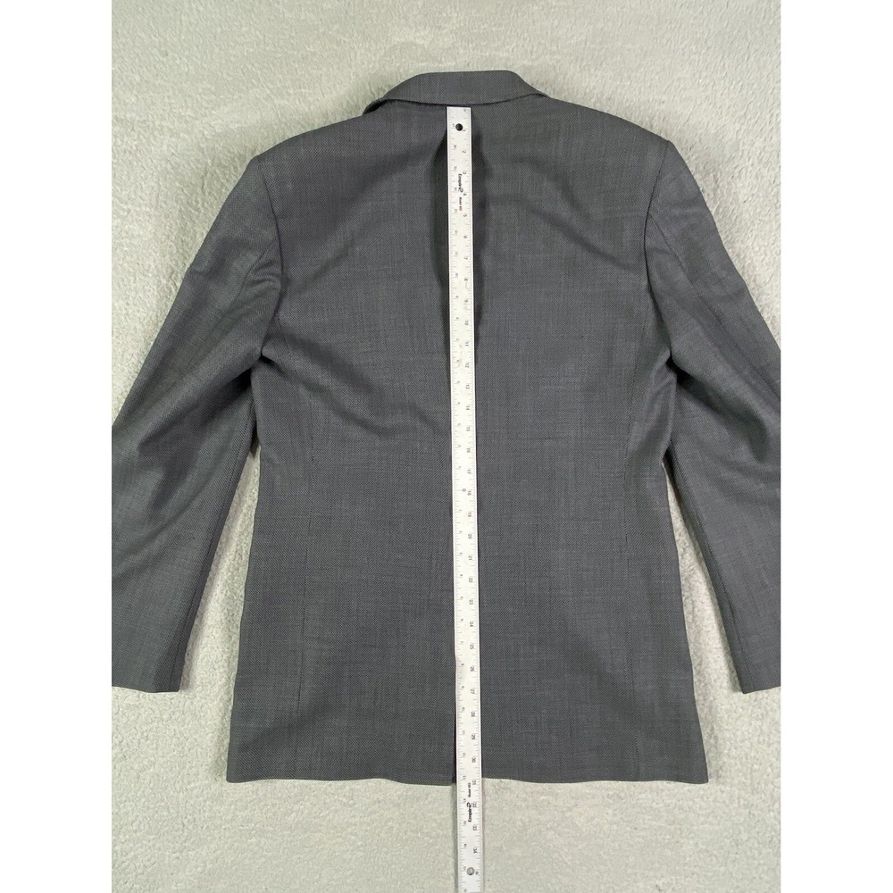 Brooks Brothers Suit Jacket 40 R Gray Wool Birdseye Luxury Brooksease Sport Coat - Picture 5 of 16